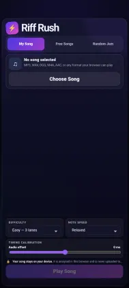 Selection screen rift rush